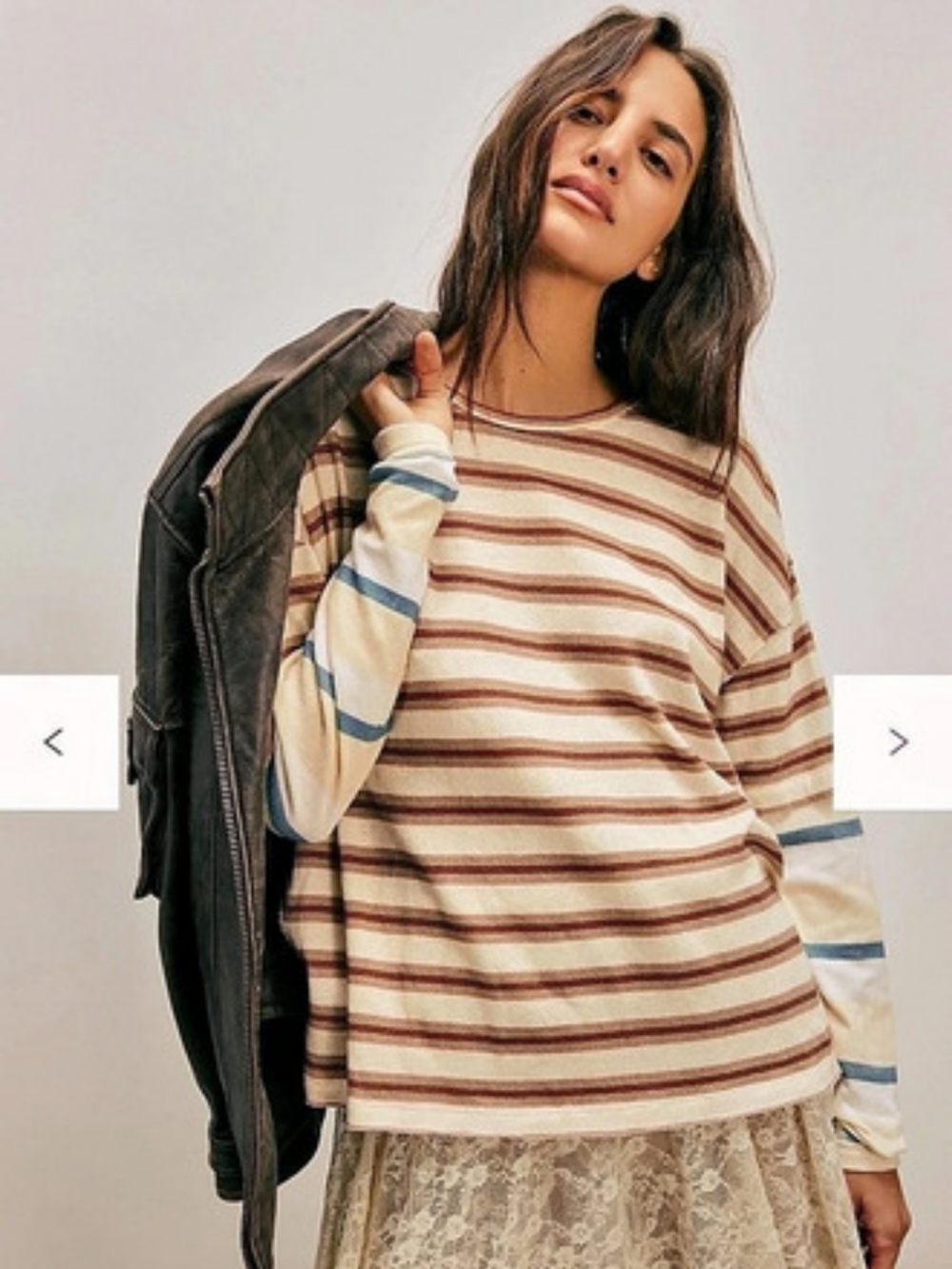 We The Free Nina Long Sleeve Tee, New!